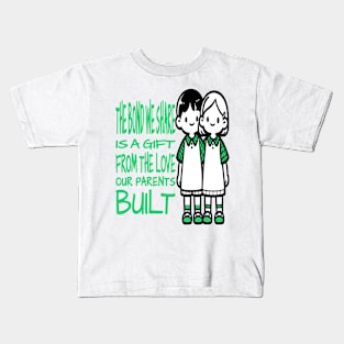 Stellar Bonds: Unbreakable Sibling Link Kids T-Shirt